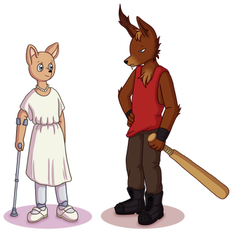 Multiple Fullbodies w/ platform