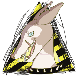 Headshot w/ shape bg